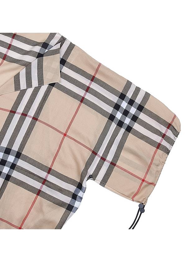 Check Cotton Cape 8072618 ST GIANT CHECK CAPE A7026 - BURBERRY - BALAAN 5