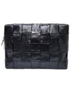 Women s 649994 Black Cassette Document Clutch - BOTTEGA VENETA - BALAAN 2