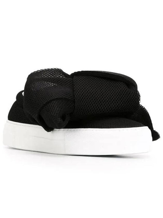 16SS mesh black bow slipon sneakers 10078BO BLACK - JOSHUA SANDERS - BALAAN 2