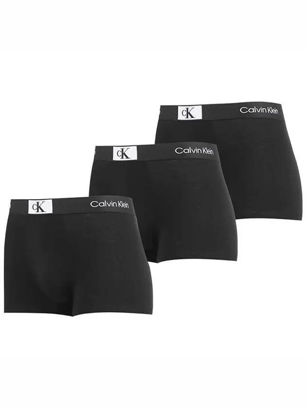 Low Rise 3 Pack Briefs Black - CALVIN KLEIN - BALAAN 1