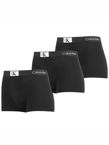 Low Rise Briefs 3 Pack Black - CALVIN KLEIN - BALAAN 1