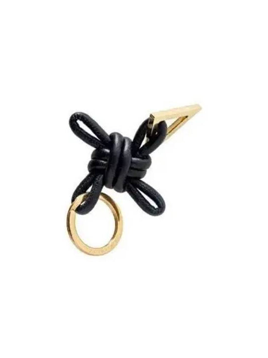 Triangle Nappa Key Holder Black - BOTTEGA VENETA - BALAAN 2