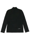 Functional thermal half neck knit BLACK - MONBIRDIE GOLF - BALAAN 1