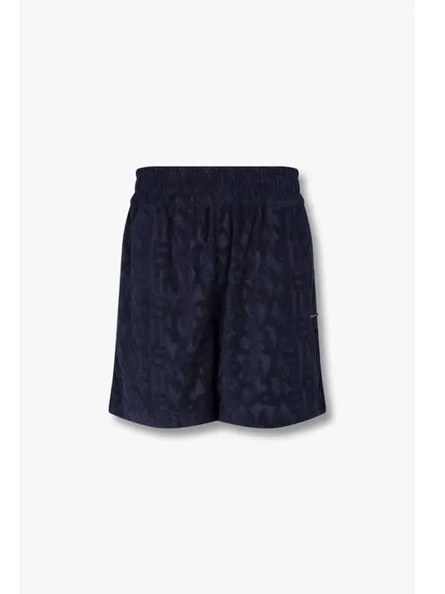 UNDERWEAR Women s Terry Logo Pattern Lounge Shorts Marine - EMPORIO ARMANI - BALAAN 1