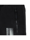 Washing Wappen Logo Training Cotton Shorts Black - STONE ISLAND - BALAAN 8