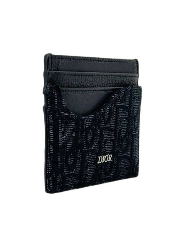 24SS Oblique Jacquard Card Wallet 2ADCH164YKS - DIOR - BALAAN 3