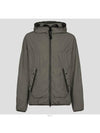 Goggles Polyamide Hooded Jacket Khaki - CP COMPANY - BALAAN 3