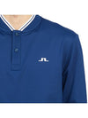 Tyson Golf Collar Long Sleeve T-Shirt Navy - J.LINDEBERG - BALAAN 9