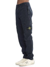 Compass Badge Cargo Straight Pants Blue - STONE ISLAND - BALAAN 2