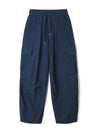 Tasran Cut Detail Cargo Parachute Wide Pants Navy - INDUST - BALAAN 8