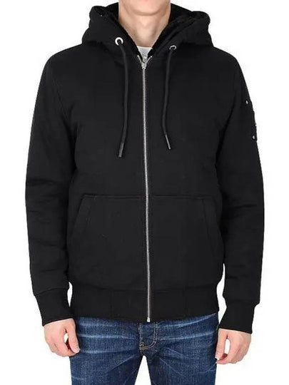 Classic Bunny Zip Up Hoodie Black Lining Black - MOOSE KNUCKLES - BALAAN 2