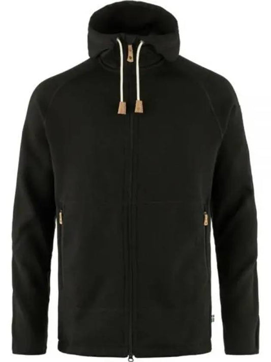 Men s OVIK FLEECE HOODIE Black 82252550 M - FJALL RAVEN - BALAAN 2