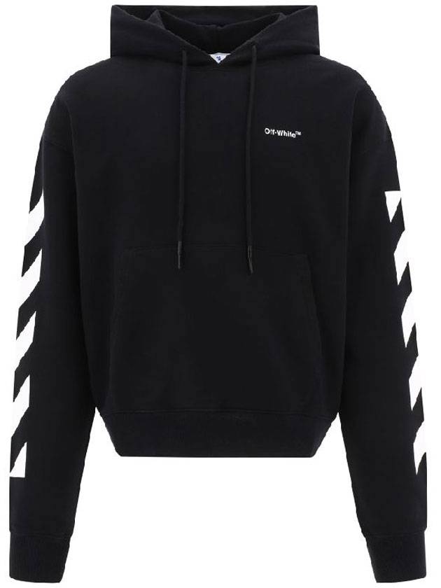 Diag Logo Cotton Hood Black - OFF WHITE - BALAAN 1