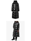 Chanon Quilted Long Hoodie Nylon Padding Black - MONCLER - BALAAN 5