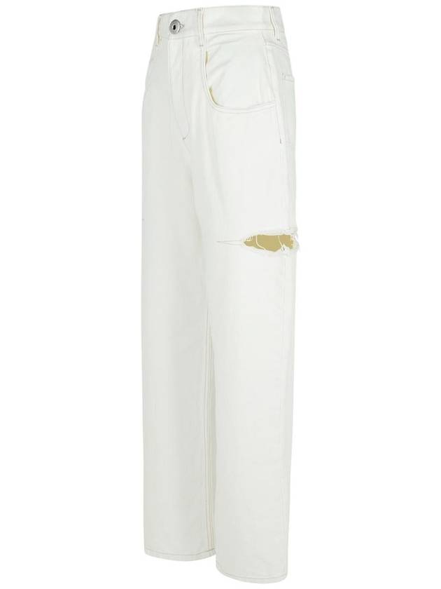 Distressed Denim Jeans White - MAISON MARGIELA - BALAAN 3