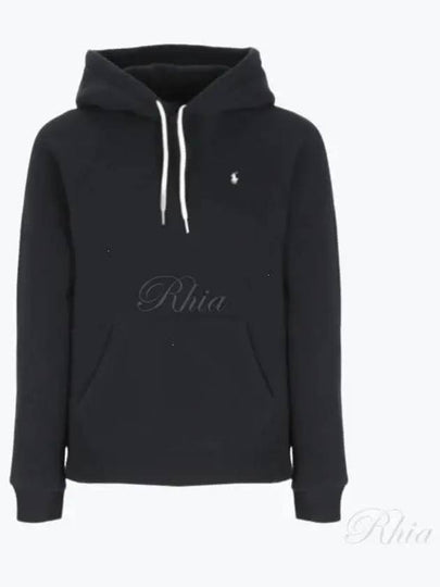 Embroidery Logo Hoodie Black - POLO RALPH LAUREN - BALAAN 2