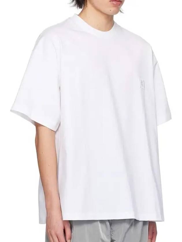 Jellyfish Back Logo Cotton Short Sleeve T-Shirt White - WOOYOUNGMI - BALAAN 3