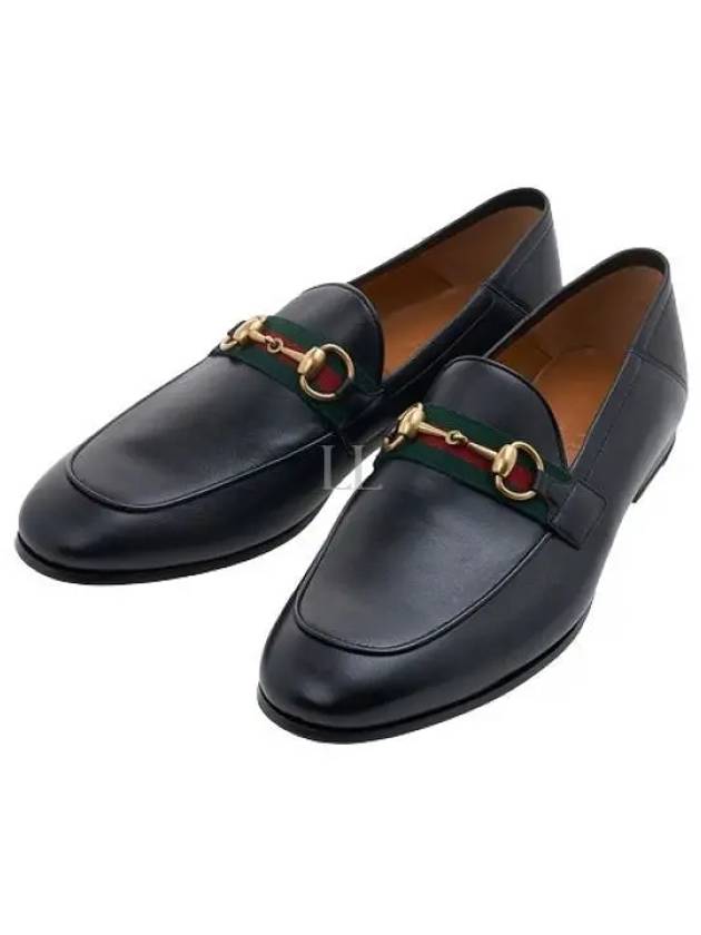 Horsebit Leather Loafers Black - GUCCI - BALAAN 2