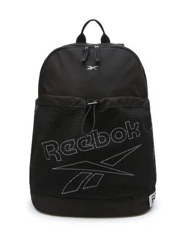 Mesh Pocket String Backpack Black - REEBOK - BALAAN 1