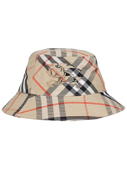 Check Cotton Blend Bucket Hat 8085726 - BURBERRY - BALAAN 2