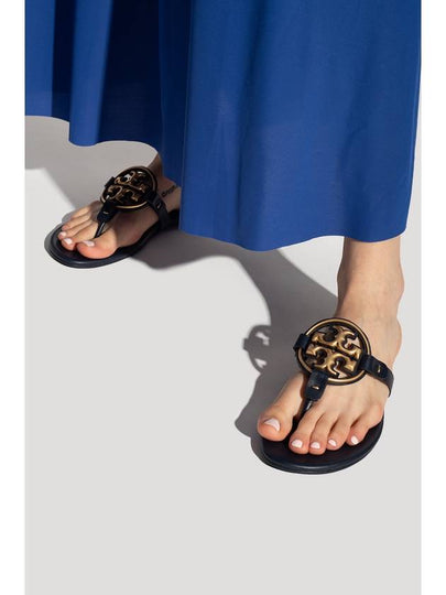 Tory Burch ‘Miller’ Slides, Women's, Navy Blue - TORY BURCH - BALAAN 2