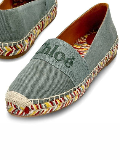 Piia Flat Espadrilles Green - CHLOE - BALAAN 2