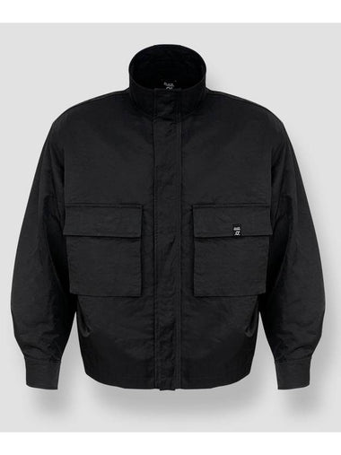 Wild Pocket Nylon Windbreaker Black - BLACKMAMBA - BALAAN 1