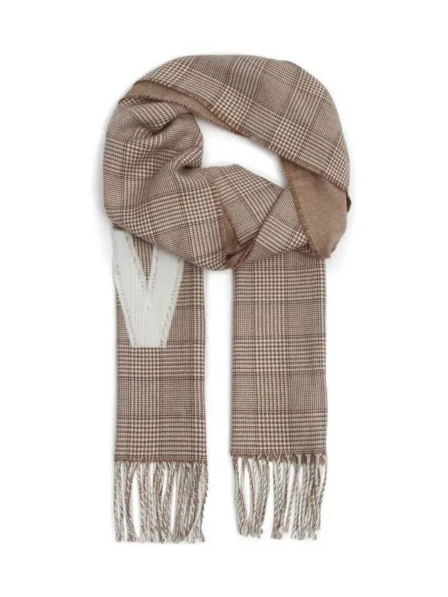 ERCOLE logo wool muffler gray 2355460532 004 - MAX MARA - BALAAN 2