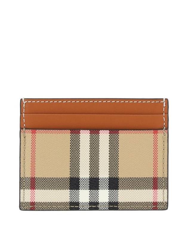 Check Card Wallet Beige - BURBERRY - BALAAN 2