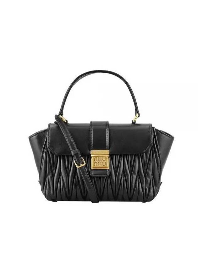 Matelasse Nappa Shoulder Bag Black - MIU MIU - BALAAN 1