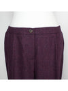 Violet wool blend pintuck pants 66 77 - ETRO - BALAAN 4