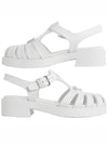 Sporty Foam Rubber Sandals White - PRADA - BALAAN 2