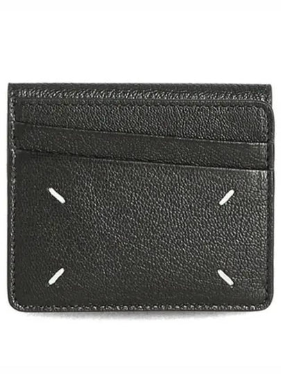 Stitch Flap Card Wallet Black - MAISON MARGIELA - BALAAN 2