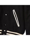 Teddy Jacket In Wool Black - SAINT LAURENT - BALAAN 8