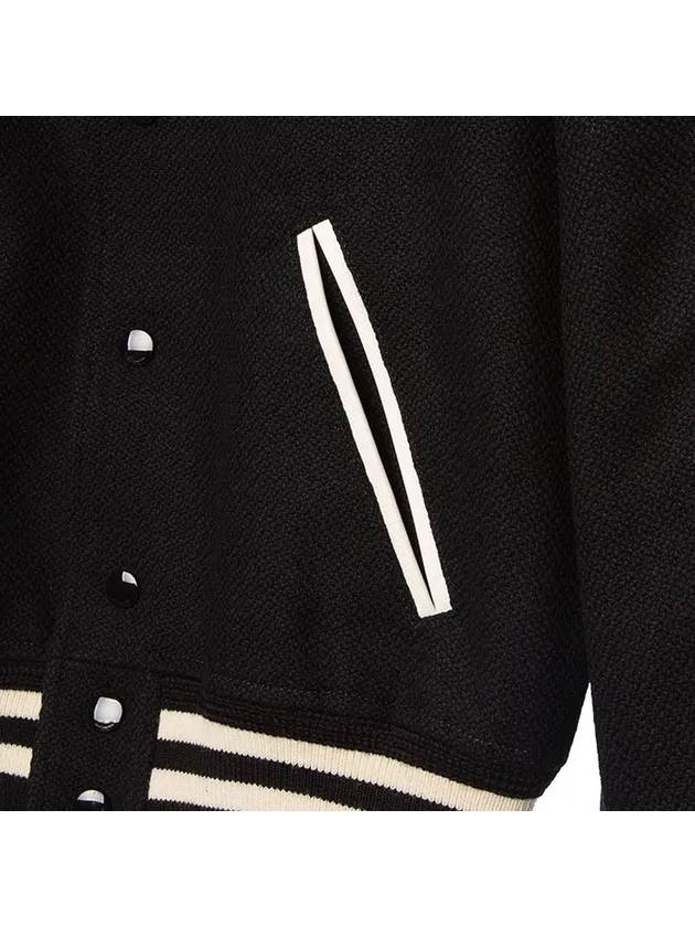 Teddy Jacket In Wool Black - SAINT LAURENT - BALAAN 8