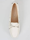 Women's Gommino Driving Shoes White - TOD'S - BALAAN 4