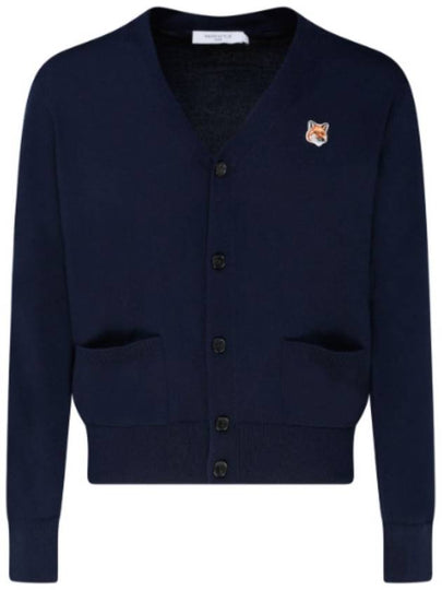 Fox Head Patch Classic Cardigan Navy - MAISON KITSUNE - BALAAN 2