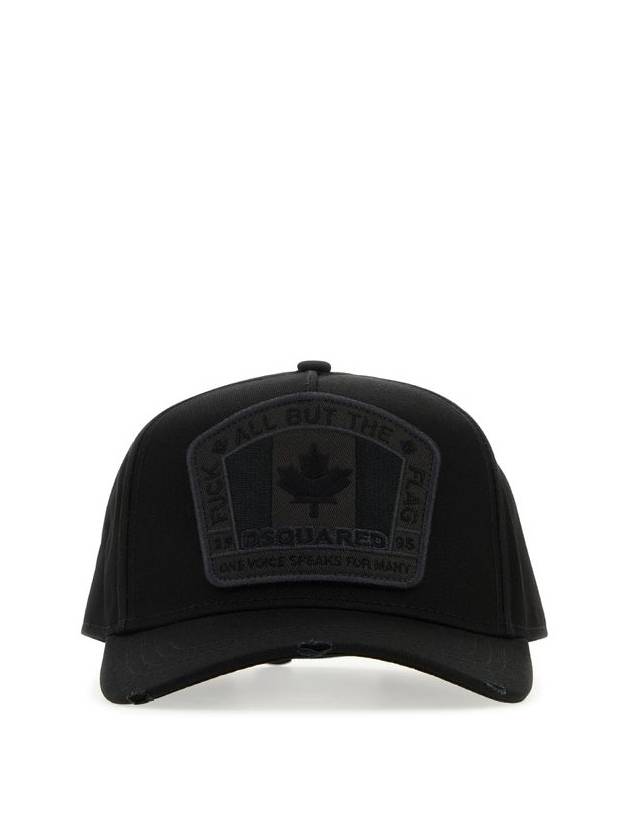 Canadian Flag Ball Cap Black - DSQUARED2 - BALAAN 2