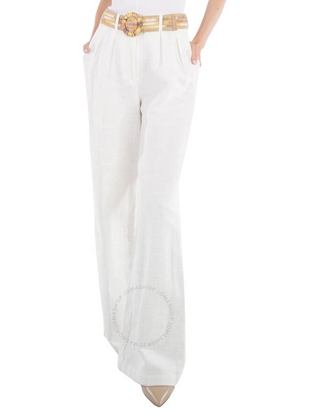 straight pants 3824PSS231 IVO white - ZIMMERMANN - BALAAN 2