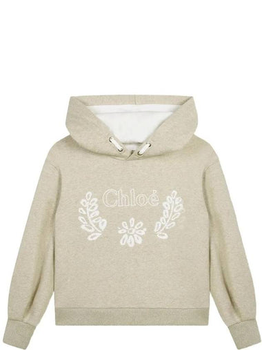 Kids Logo Embroidered Flower Hoodie C20357 C03 - CHLOE - BALAAN 1