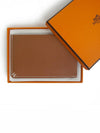 H Sellier Card Wallet Evercolor Gold - HERMES - BALAAN 3