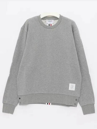 Center Back Stripe Crewneck Sweatshirt Light Grey - THOM BROWNE - BALAAN 2