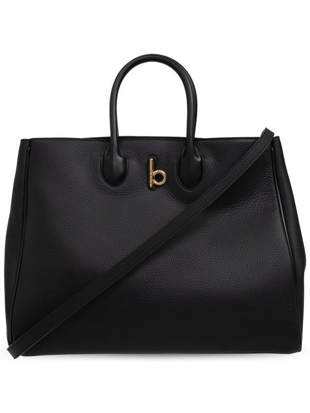 Rocking Horse Medium Tote Bag Black - BURBERRY - BALAAN 2