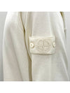 Compass Badge Sweatshirt White - STONE ISLAND - BALAAN 7