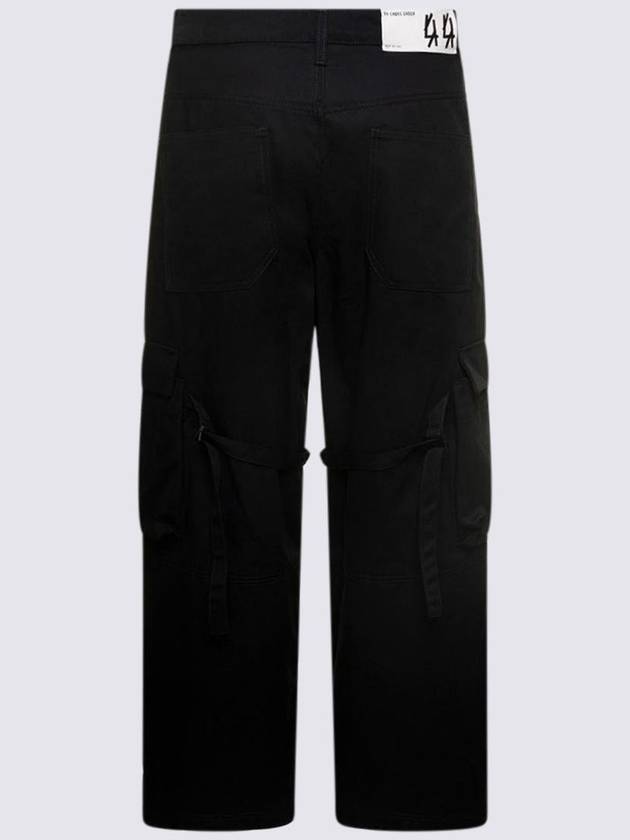 M44 Label Group Black And White Cotton Cargo Pants - 44 LABEL GROUP - BALAAN 2