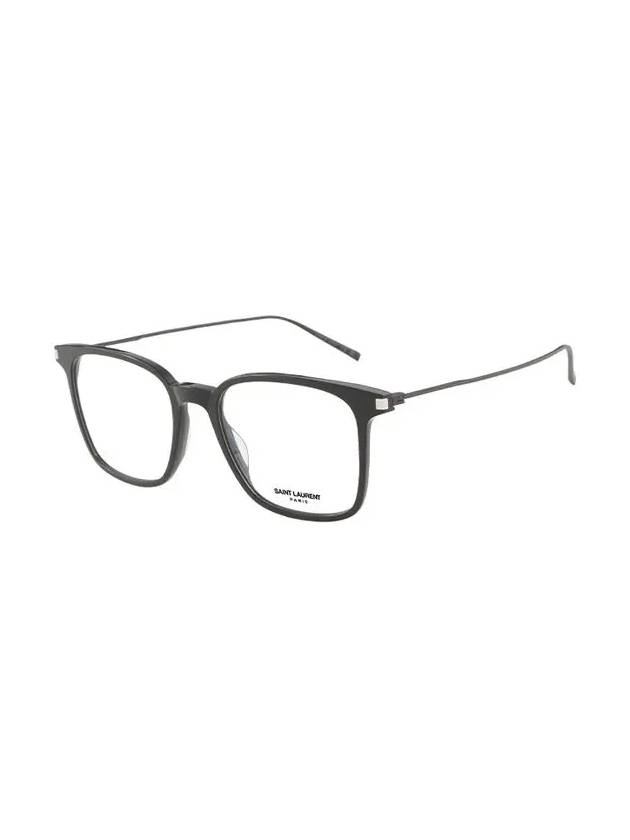 Eyewear Square Recycle Acetate Eyeglasses Black - SAINT LAURENT - BALAAN 4