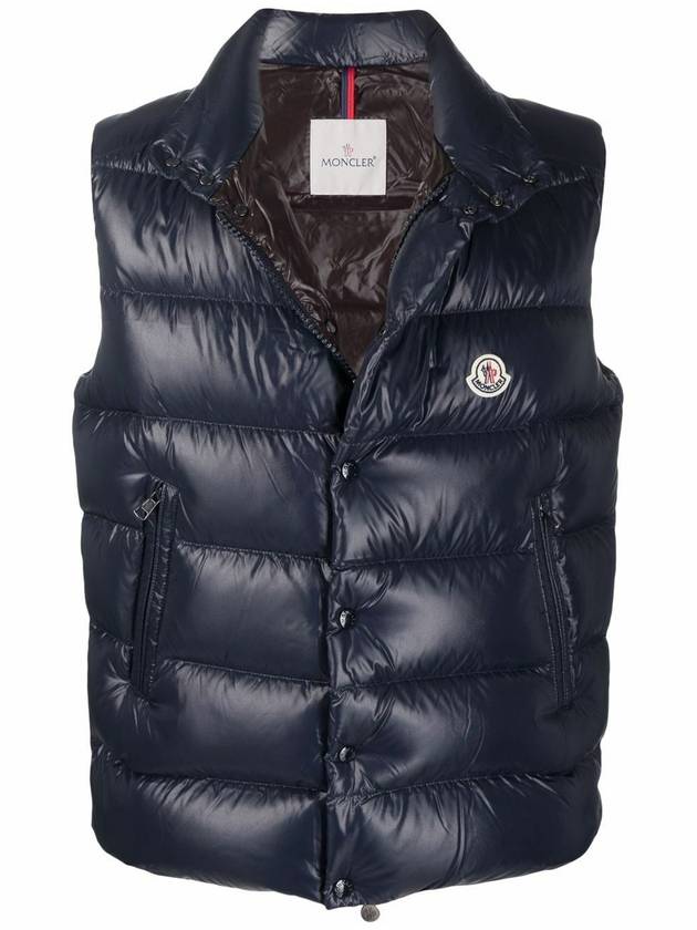 Tibb Down Vest Dark Blue - MONCLER - BALAAN 3