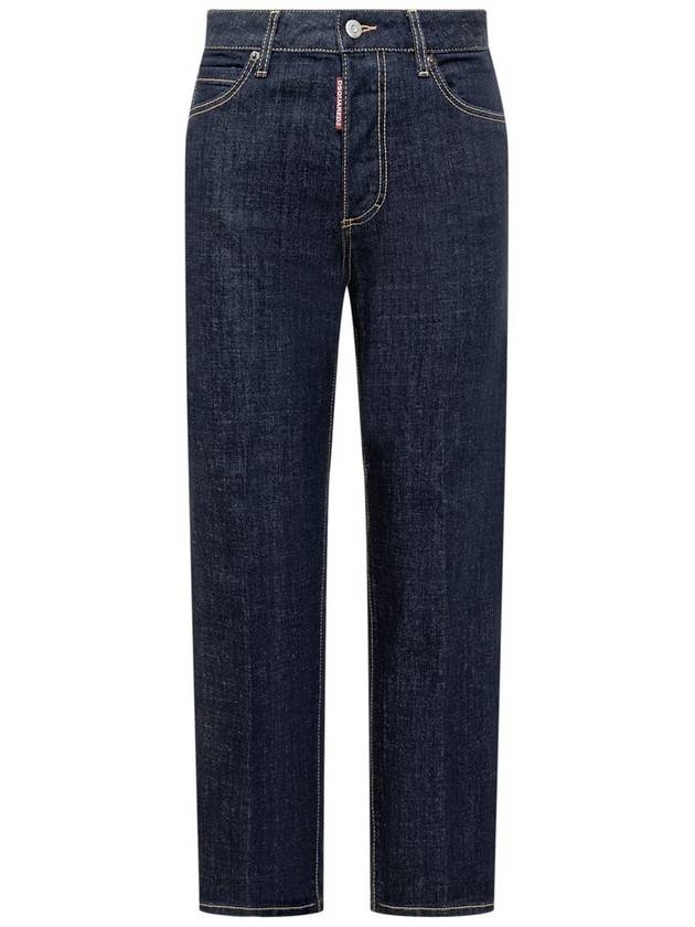 Women's 5 Pocket Crop Jeans Navy - DSQUARED2 - BALAAN 2