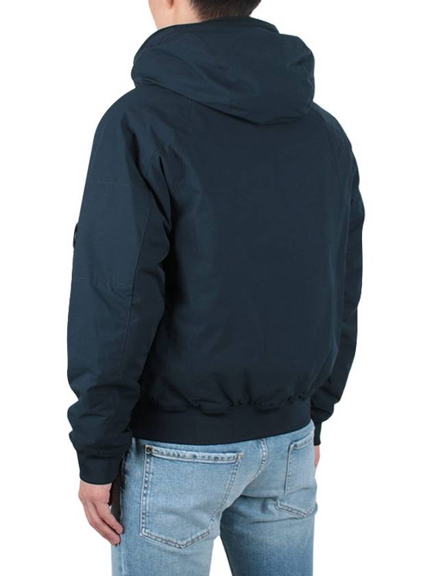Men's Sweatshirt Hooded Jacket Navy - CP COMPANY - 6