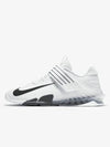 Savaleos Low Top Sneakers White Black Iron Grey - NIKE - BALAAN 2